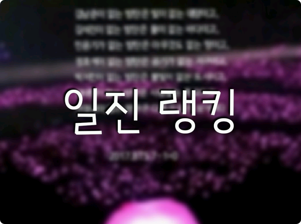 [コンテスト3]イルジンランキング thumbnail