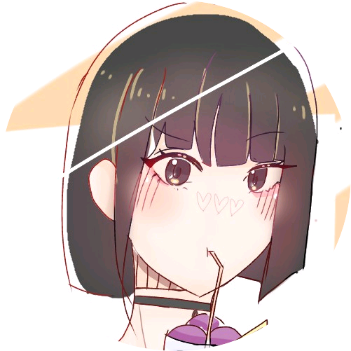 단발머리 여자애 image