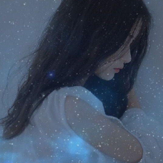 어린 여주 . image