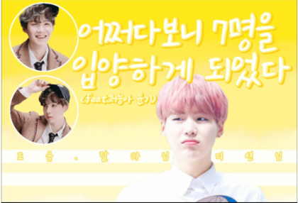 어쩌다보니 7명을입양하게 되었다.(feat저능아 윤기) thumbnail