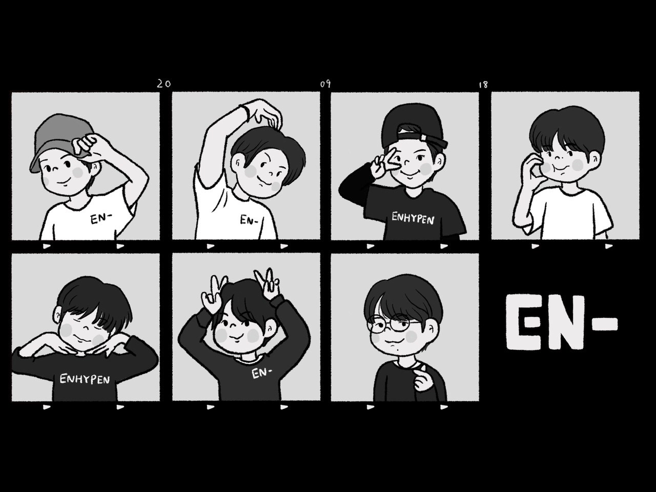 엔하이픈 팬아트 thumbnail