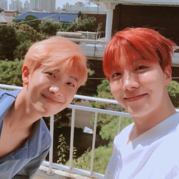 호석이랑 남준이 image